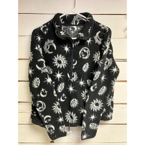 No Brand Name Patterned Qaurter-zip Crew Neck. - Picture 1 of 7